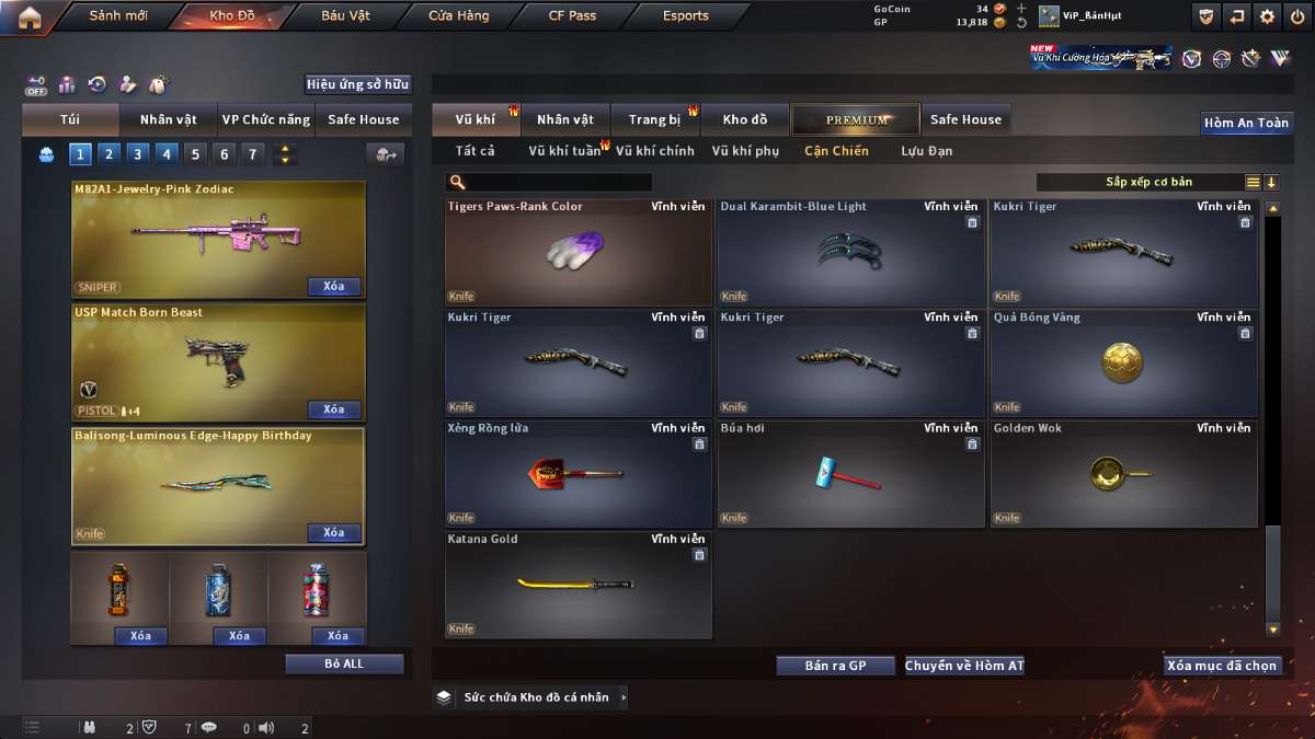 shop acc cf uy tin gia re